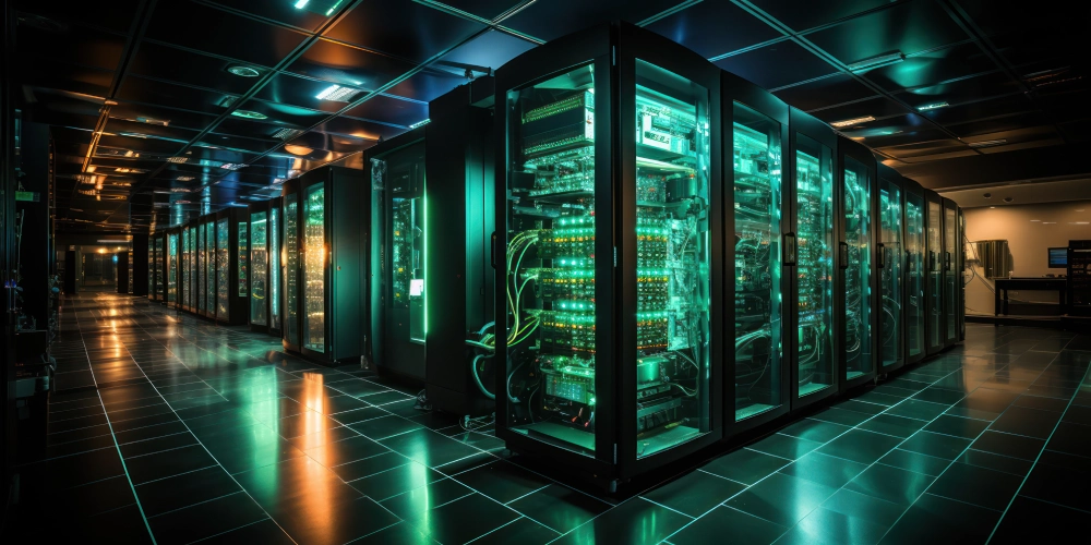 Air conditioned server rack